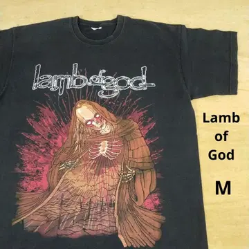 Lamb of God 램 오브 갓 헤비메탈 양면 밴딩 티셔츠