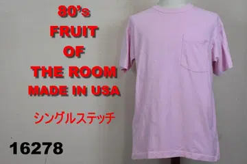 80년대 포켓 티셔츠 싱글 스티치 USA제 16278 빈티지