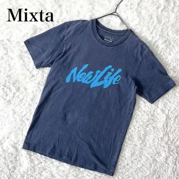 믹스타 New Life 티셔츠 안료 염색 빈티지 가공 USA제 S