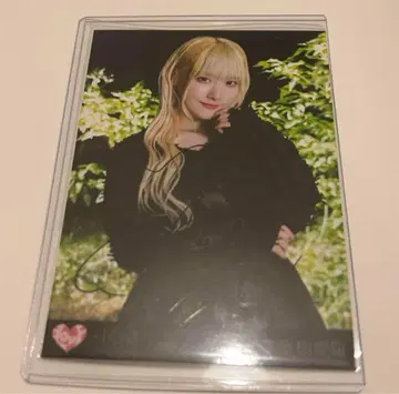 이코러브 사이토 키아라 친필 사인 포함 브로마이드 아무도 모르게