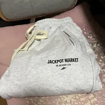 JACKPOTMARKET 맨투맨 롱 팬츠 애쉬 그레이