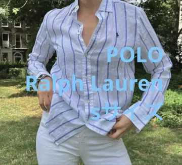 주말 세일 POLO 폴로 랄프로렌 릴랙스 핏 스트라이프 린넨 셔츠