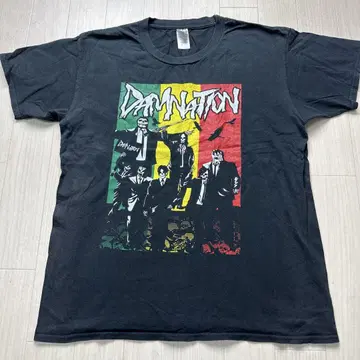 DDT - Damnation 티셔츠 L 블랙 프로레슬링 사사키 다이스케
