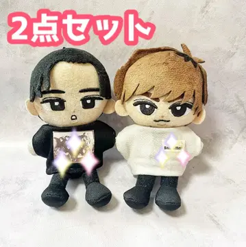 스노우 칠 후드티 티셔츠 칠 인형 SnowMan 스타디움 2개 세트