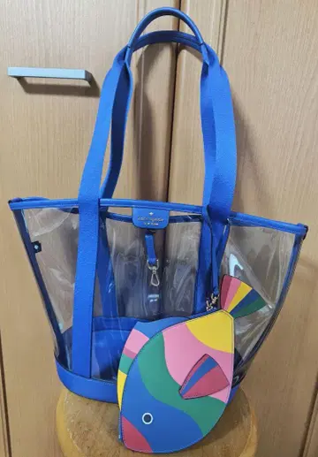 kate spade 클리어 토트백과 파우치