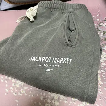 JACKPOTMARKET 맨투맨 롱 팬츠 그레이