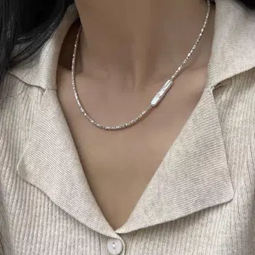 담수 펄 비즈 목걸이