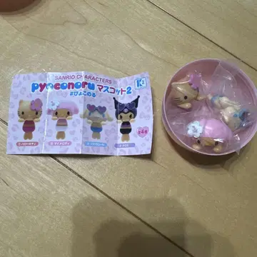 산리오 캐릭터즈 피코노루 마스코트 2 전 4종 컴플리트