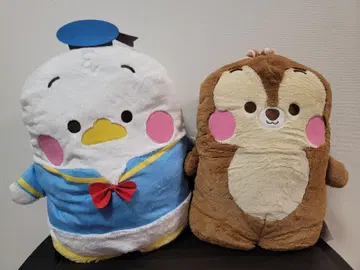 미키 & 프렌즈 나란히 도미후렌즈 오오키! 봉제 인형 2개 세트
