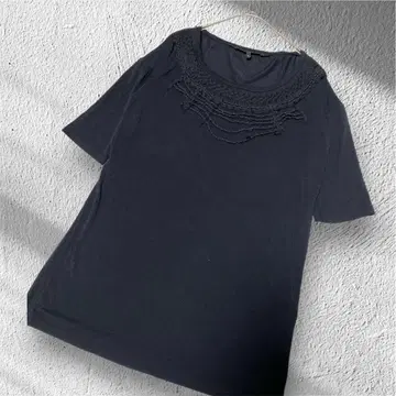 빅 사이즈! Max Mara 디자인 티셔츠 L