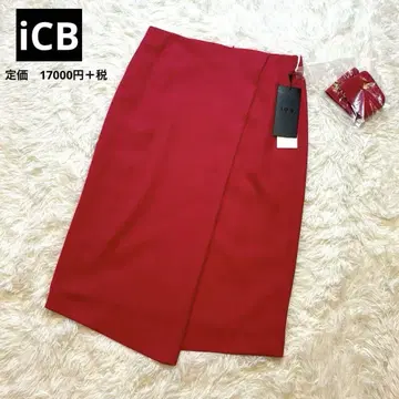 택 포함 새상품 iCB 디자인 타이트 스커트 핑크