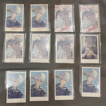 니지산지 랜덤 폴라로이드 카드 ChroNoiR Blue Memories
