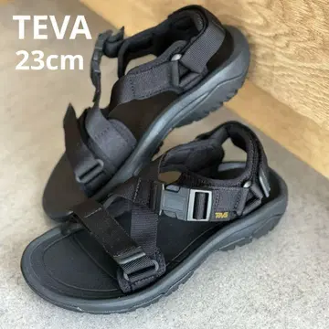 테바 (Teva) 스포츠 스트랩 샌들 허리케인 블랙 검정 23cm