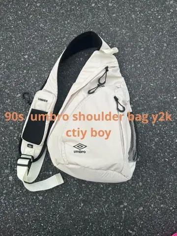 90s 엄브로 자수 기믹 원숄더 백 y2k