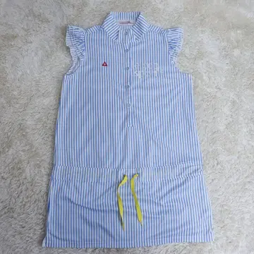 르꼬끄 슬리브리스 프릴 골프 원피스 S