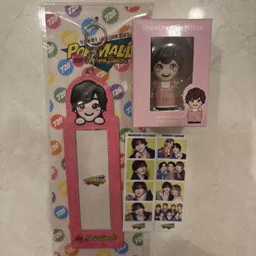 나니와단시 미치에다 슌스케 손가락 인형 포토 카드 폴더 세트