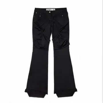 OPEN YY GATHERED BOOTCUT PANTS 바지 팬츠