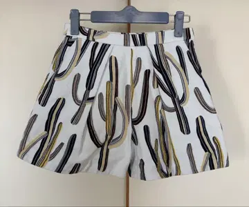 MSGM 선인장 패턴 S 사이즈 숏 팬츠 큐롯