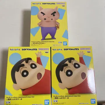 크레용 신짱 SOFYMATES 3개 세트 부리부리자에몬 신짱