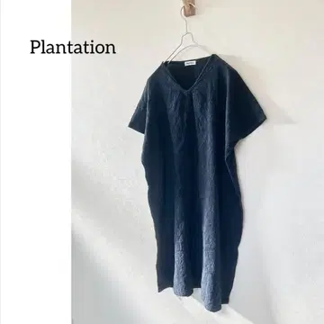 Plantation 플랜테이션 V넥 원피스 튜닉 하자품