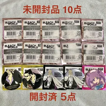 BLEACH WORLD 매트 캔뱃지 컬렉션 15종