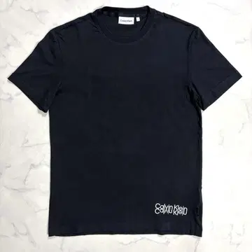 캘빈클라인 캘빈클라인 로고 프린트 블랙 심플