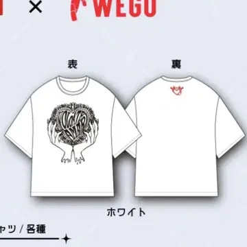 AVAM WEGO 콜라보 티셔츠 화이트