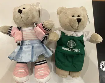 스타벅스 봉제 인형 세트 싱가포르