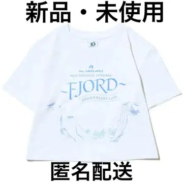 미세스 그린 애플 FJORD 피요르드 티셔츠 화이트 크롭
