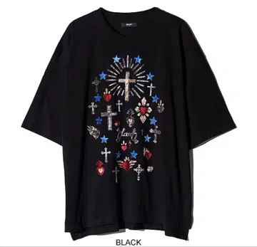 glamb 그램 크로싱 하트 T 크로싱 하트 T