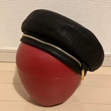 CA4LA 카시라 VAILLE3 가죽 지퍼 베레모