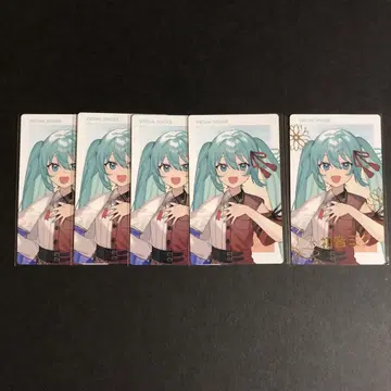 프로세카 세카라이 하츠네 미쿠 금박 에피카 ePick 카드