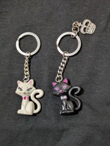 레고 clikits 키링 고양이 화이트 블랙 2개 세트