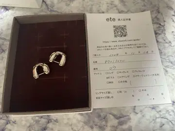로우 허그 귀걸이 ete