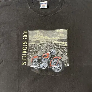 바이커 티셔츠 블랙 STURGIS XL 사이즈