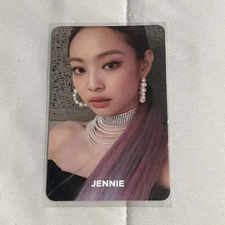blackpink popup トレカ　【JENNIE】 Jennie Official Photocard BlackPink 1st Mini Album Square Up