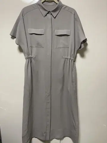 SOEJU 소주 그레이 셔츠 원피스