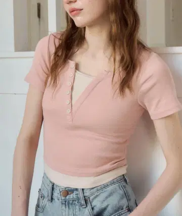 헨리 레이어드 리브 T/henry layerd rib tshirt