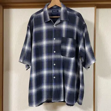 NAUTICA/노티카 숏 슬리브 셔츠 남성용 M