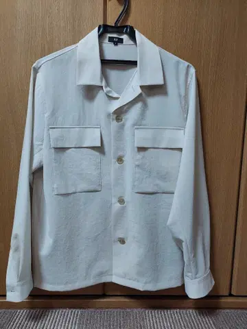 PLST 남성용 프레셔스 드라이 오픈 카라 셔츠
