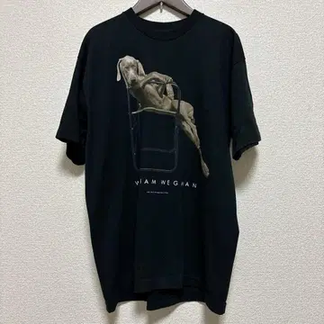 90s WILLIAM WEGMAN 빈티지 티셔츠
