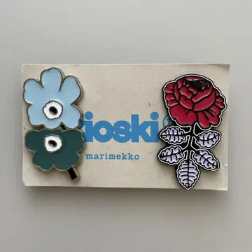 새상품 marimekko 꽃무늬 핑 배치 세트