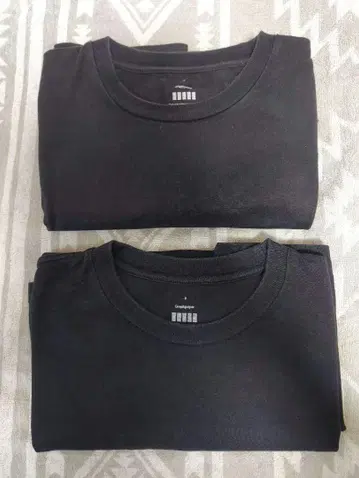 그라프페이퍼 2팩 크루넥 티셔츠 블랙 사이즈 3