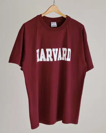 90s Y2K 챔피온 챔피온 하버드 대학 칼리지 티셔츠