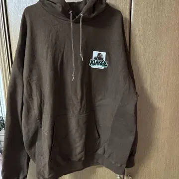 XLARGE 브라운 XL 후드티
