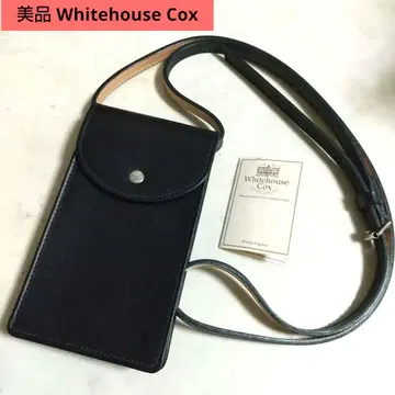 새상품급 Whitehouse Cox 스마트폰 플랩 파우치 숄더백