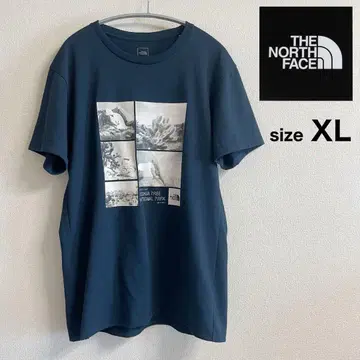 THE NORTH FACE 그래픽 티셔츠 네이비 XL