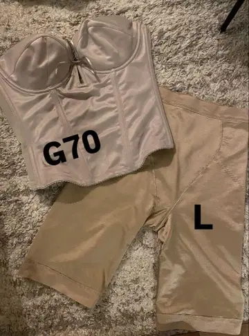 브라이덜 블룸 MIRRORMIRROR 뷔스티에(G70) 거들(L)