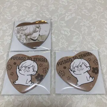 쌍둥이와 선생님 캔뱃지 우사미