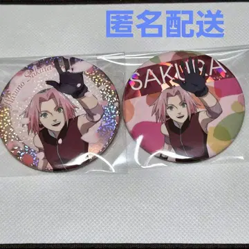 NARUTO 나루토 하루노 사쿠라 캔뱃지 마에다 커피 벚꽃